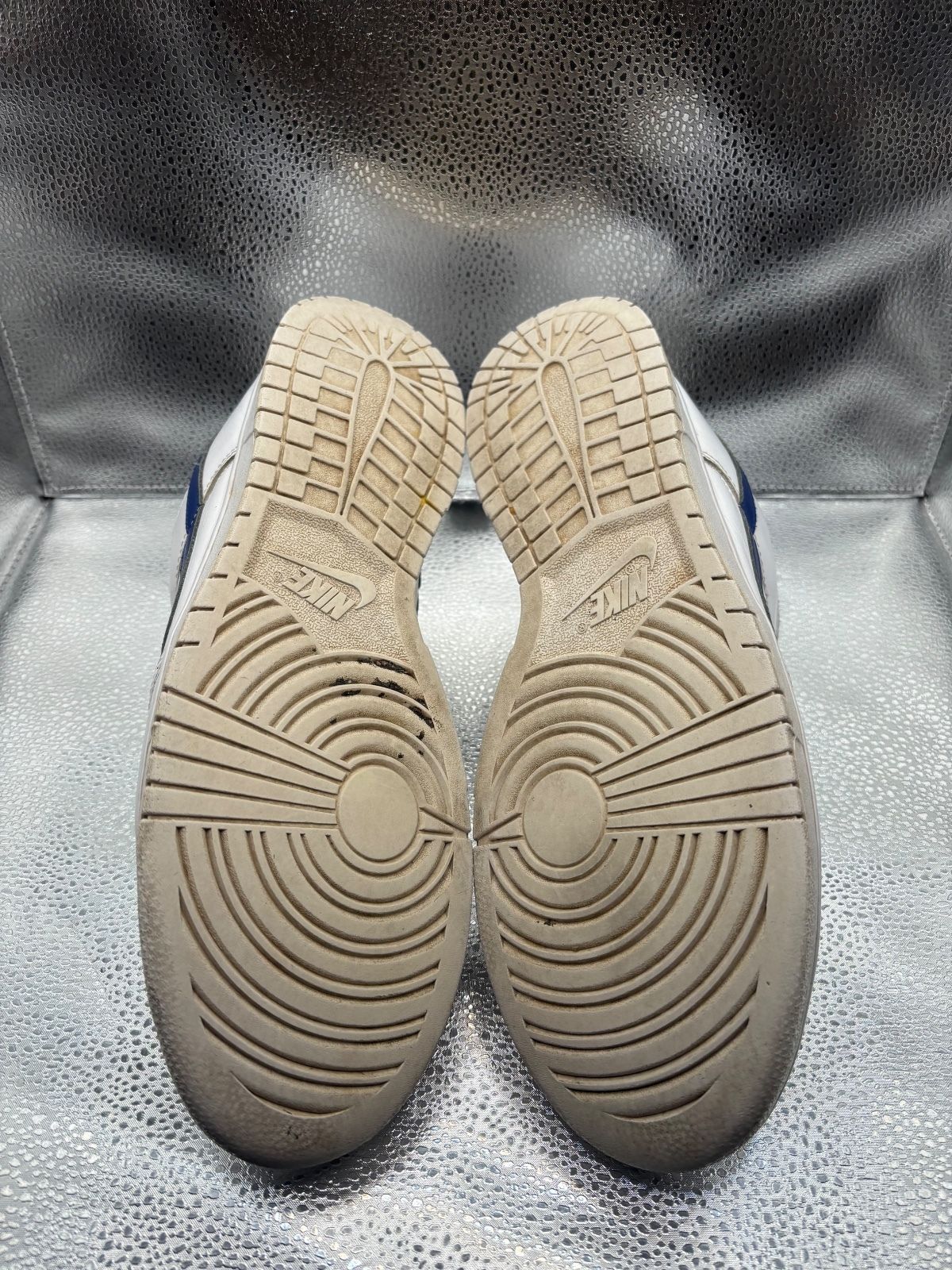 Nike Dunk low white blue swoosh - photo 3