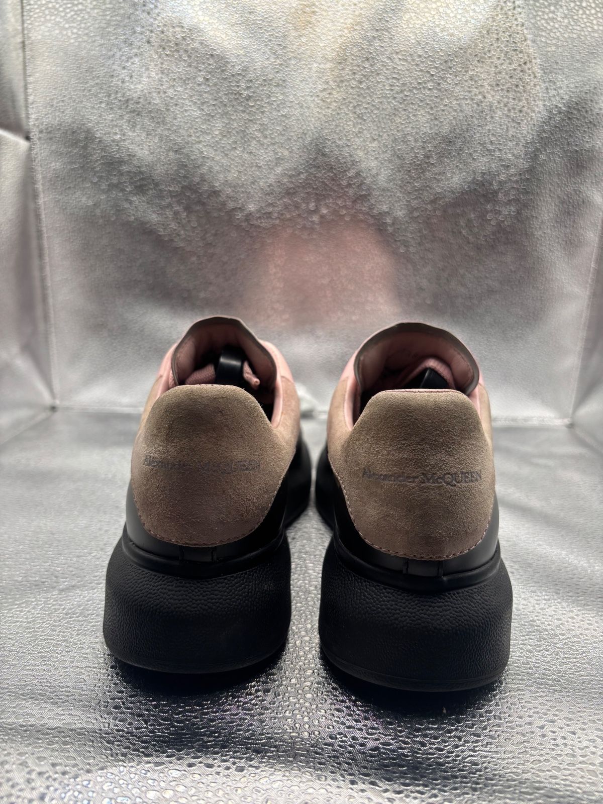 McQueen Oversized Sneaker in the Dip Dye - Rose Black - photo 4