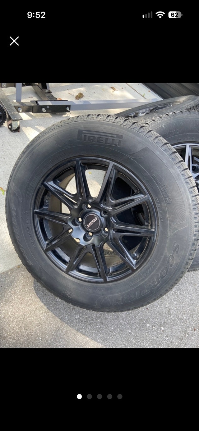 Pirelli Scorpion Winter Tires with Fast Wheels Set of 4