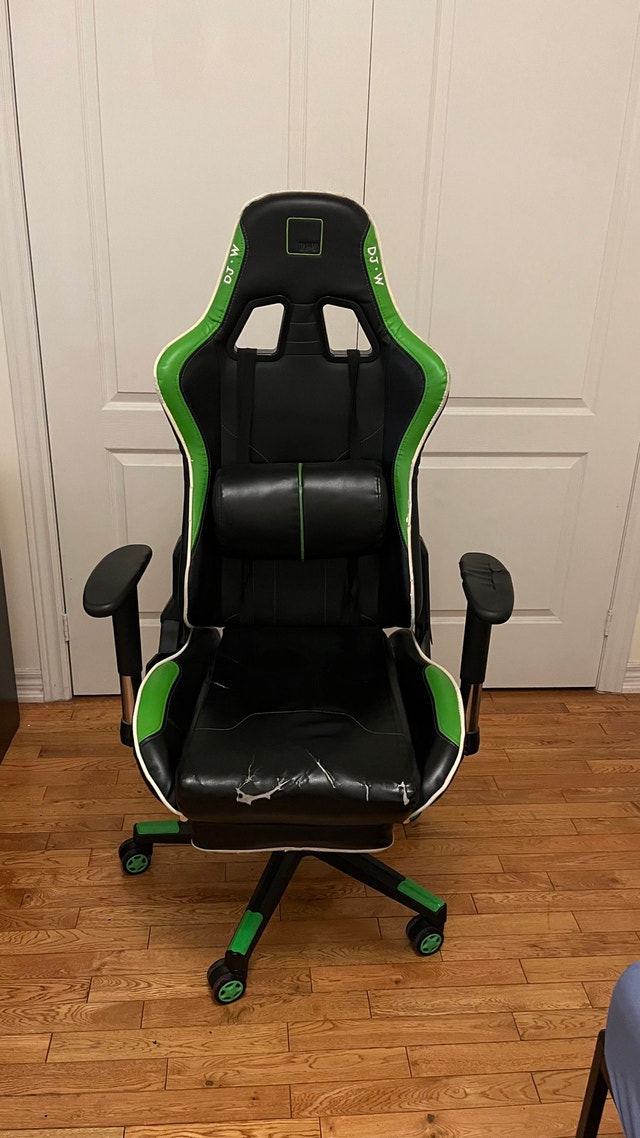 Gaming Chair with Foot Rest