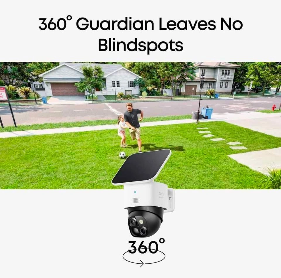 ANKER Eufy Security SoloCam S340 Solar Powered Security Camera - photo 4