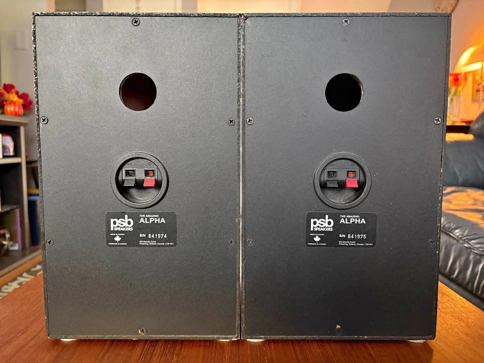 PSB The amazing Alpha Bookshelf Speakers.