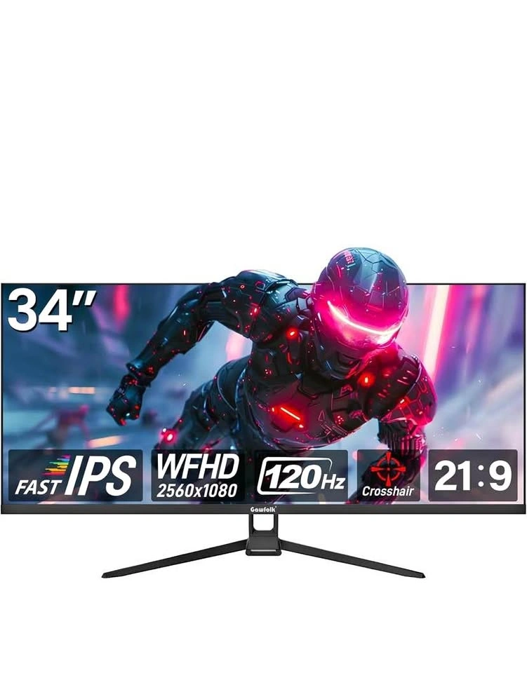 Gawfolk 34" WFHD Ultrawide Gaming Monitor