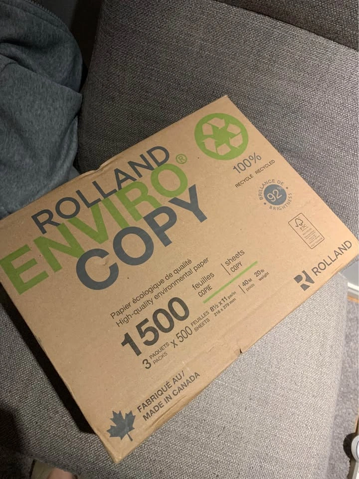 Rolland Enviro Copy 8.5" x 11" Paper 20lb - photo 2
