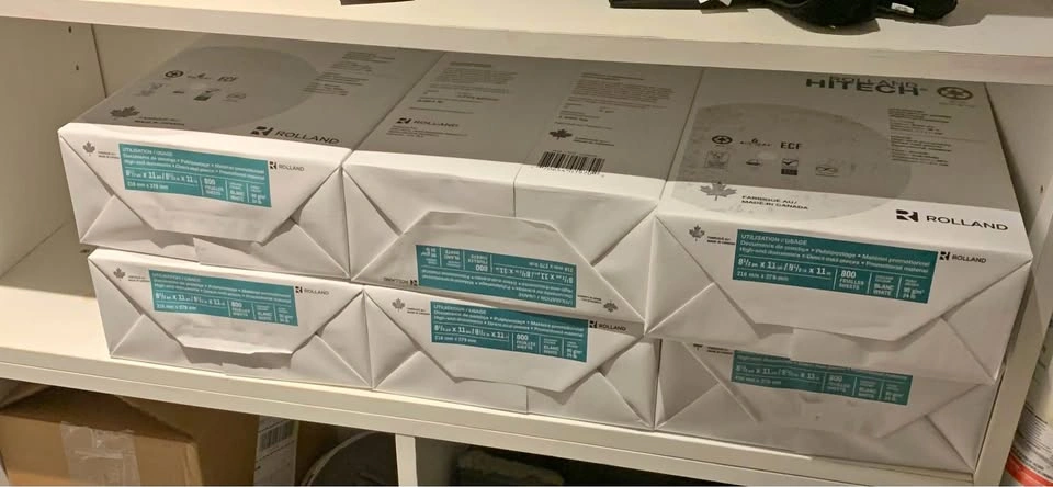 Rolland Hitech Paper 24lb letter size 800 sheets