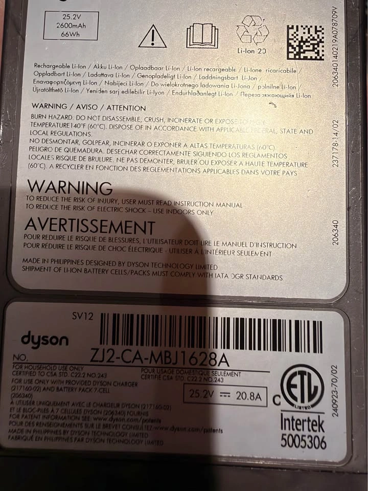 Dyson SV12 cordless Vacuum - photo 5
