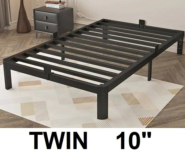 KOSOSO HEAVY DUTY EASY ASSEMBLY METAL PLATFORM BASE - TWIN 10"