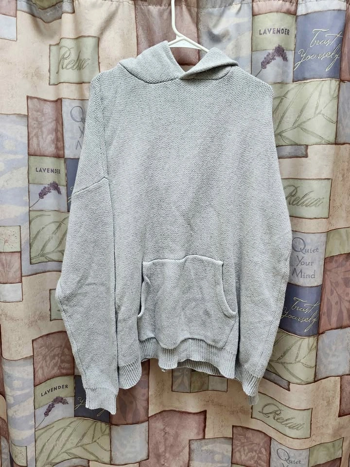 Large Happy Vally Knit Hoodie