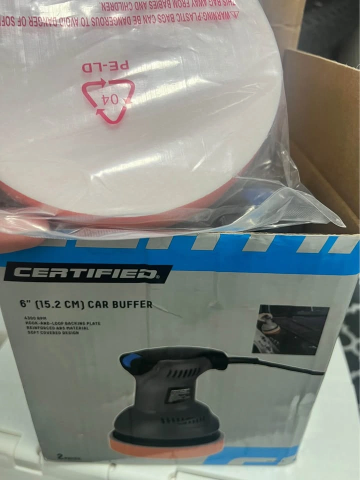 Certified random orbital palm grip buffer/wAxer 6” - photo 4