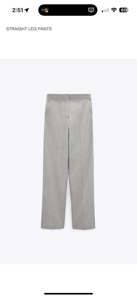 Zara Straight leg pants