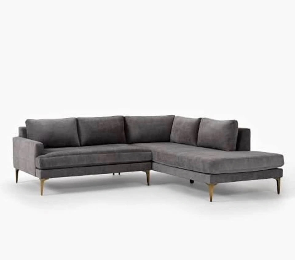 Gray sectional couch - photo 2
