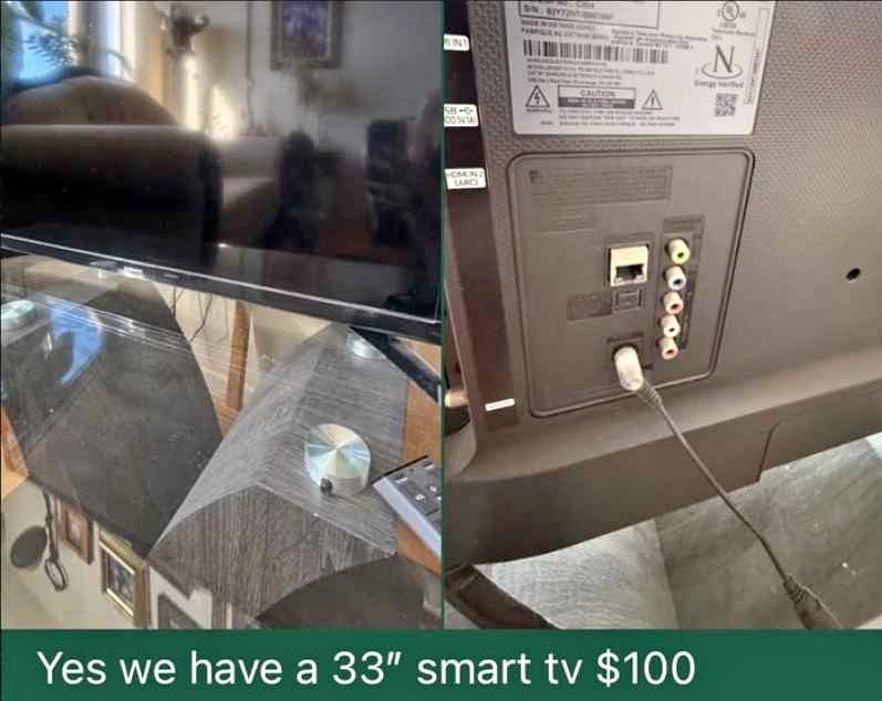 33" smart tv
