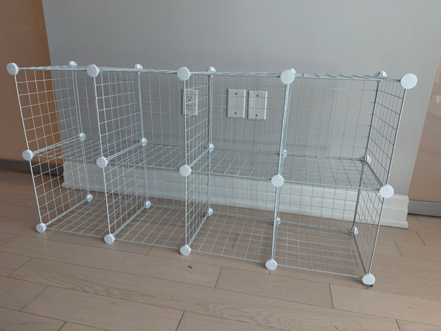 Wire Cube Storage Shelf - 8 Cubes Closet Organizer Storage - photo 3