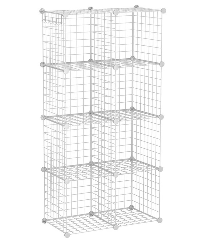 Wire Cube Storage Shelf - 8 Cubes Closet Organizer Storage - photo 4