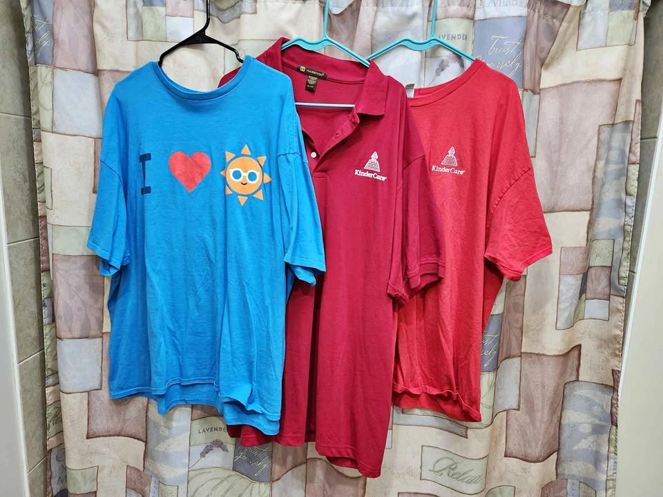 KinderCare Polo and T-Shirt Bundle, Size 3XL