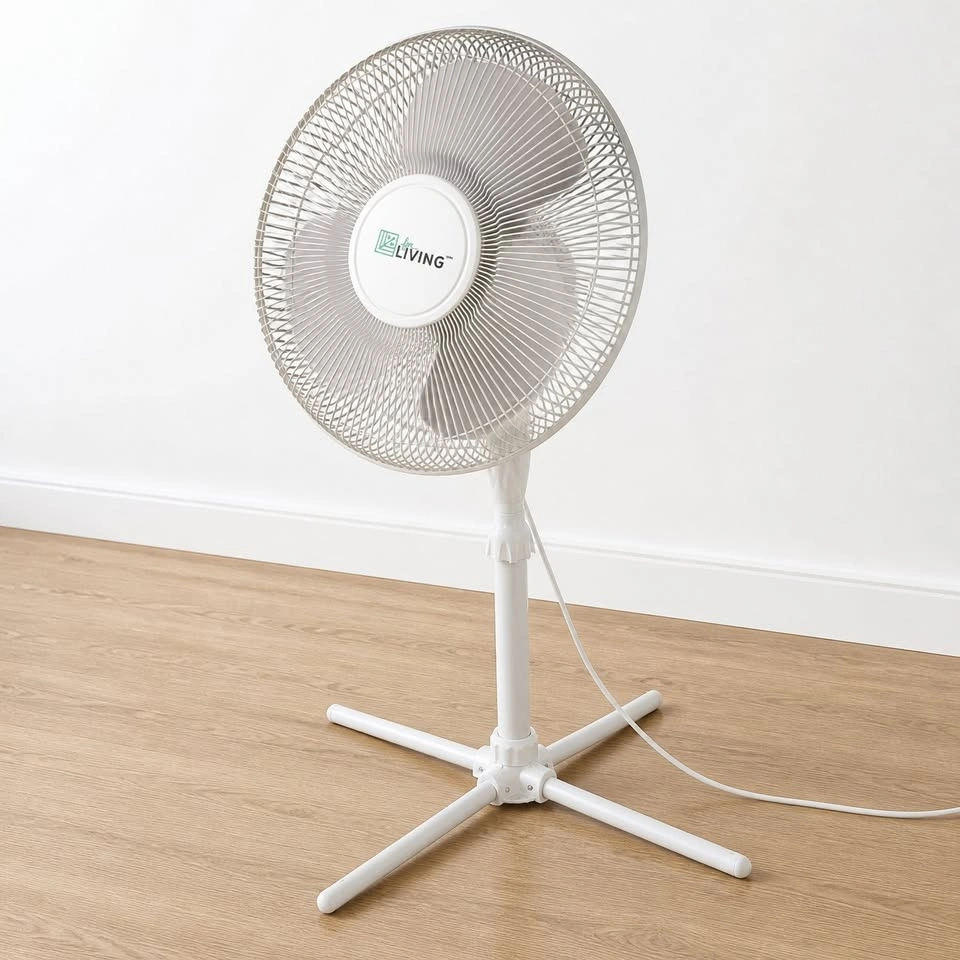 For Living 16" Oscillating Stand Fan – White – MOVING SALE - photo 2