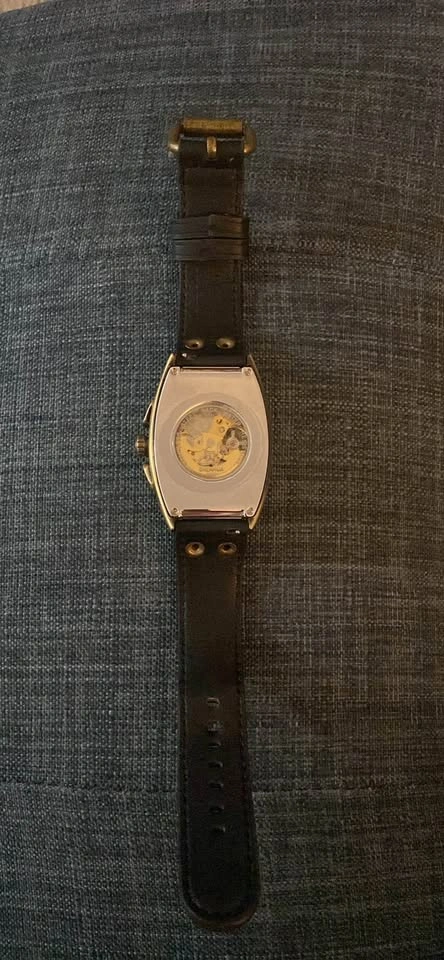 Shenhua Men Automatic Mechanical Watch Transparent Skeleton Dial - photo 2