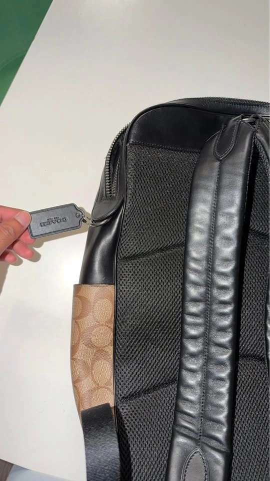Coach West Backpack in Signature Canvas and Leather - photo 4