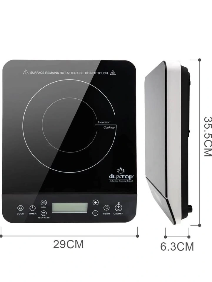 Duxtop Portable Induction Cooktop, Countertop Burner 1800W - photo 2