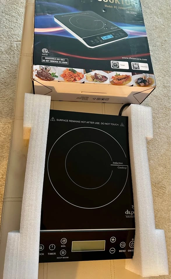 Duxtop Portable Induction Cooktop, Countertop Burner 1800W - photo 3