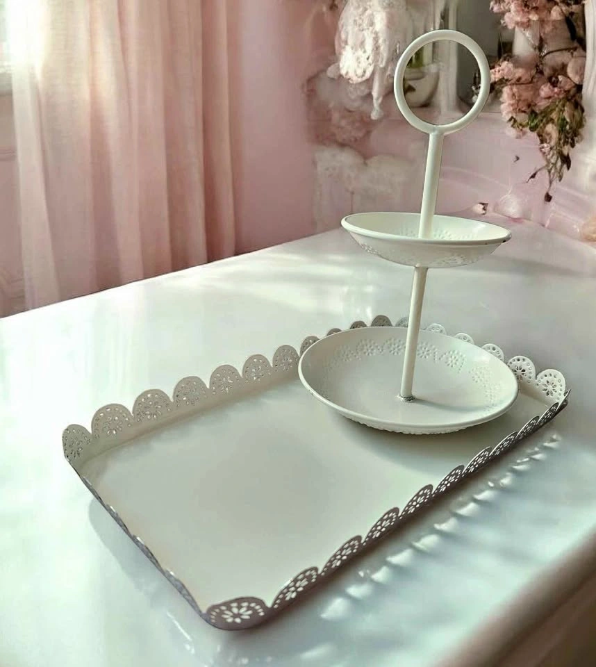 LC Lauren Conrad Tiered Tray & Vanity Tray Set
