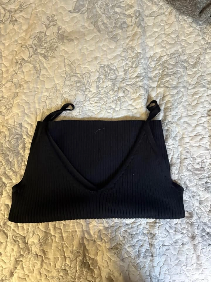 Black Spaghetti Strap Camisole - photo 2