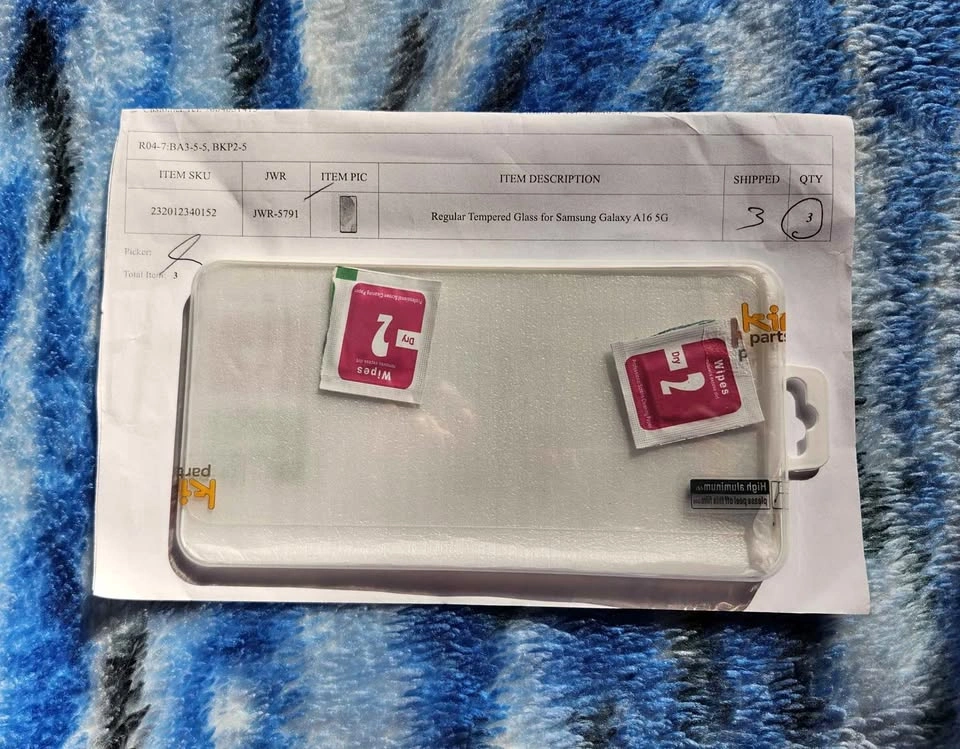 Tempered Glass Screen Protectors for Samsung Galaxy A16 5G