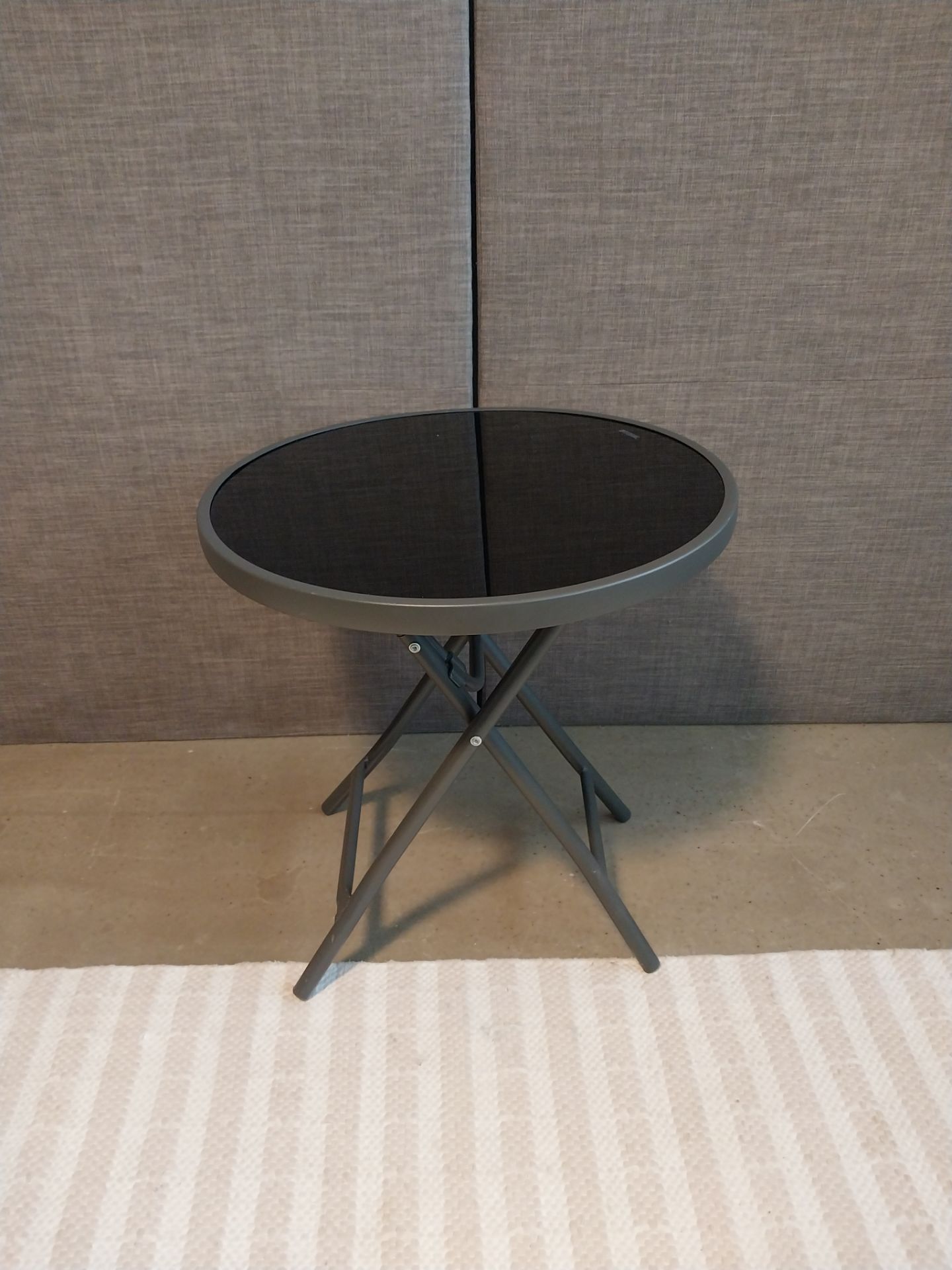 Round Folding Side Table