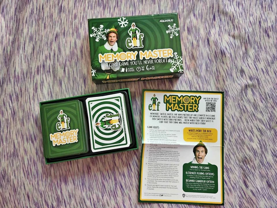 Aquarius Elf Memory Master Card Game