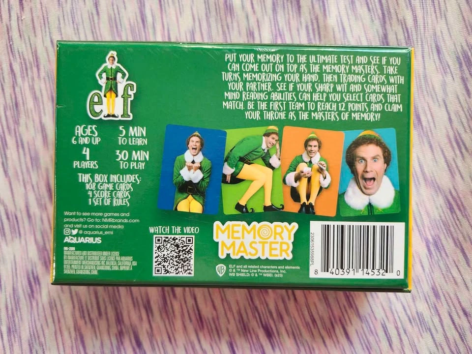 Aquarius Elf Memory Master Card Game - photo 3