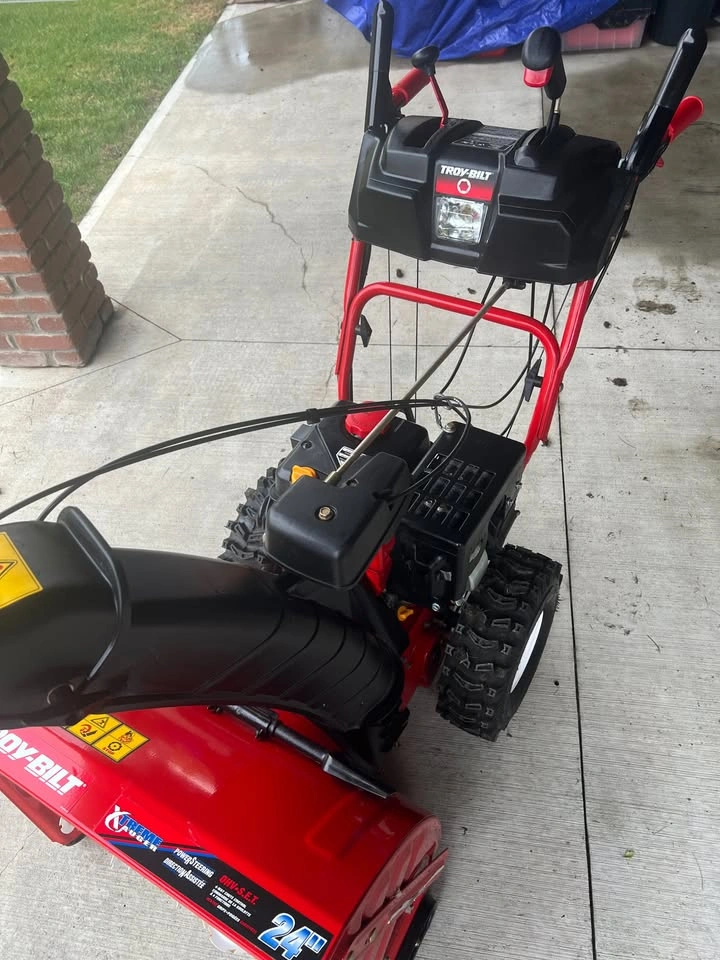 Troy-Bilt 24” 2-Stage Snowblower | Power Steering, Heated Grips - photo 2