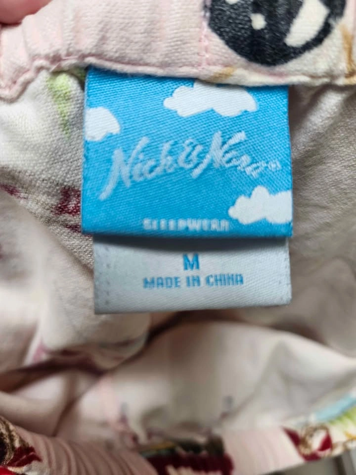 🐵👖Nick & Nora Sock Monkey Pajama Pants - photo 3