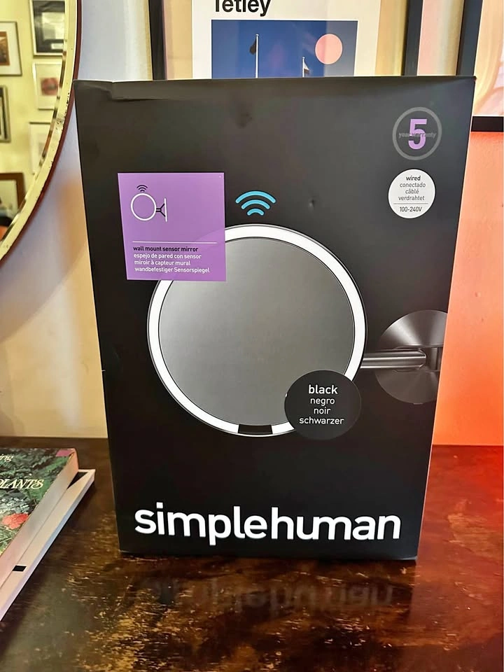 Simple Human Black Wired 5x Mirror