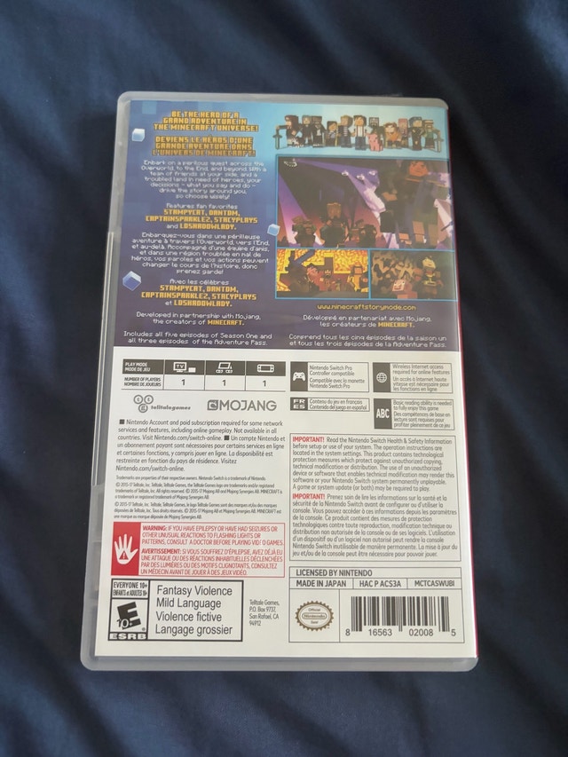 Minecraft Story Mode, Complete Adventure Videogame - photo 2