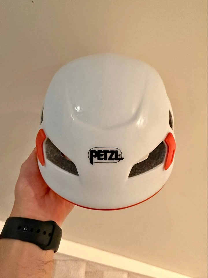 Petzl Meteor Climbing Helmet, White/Orange, Size M/L, Used Once