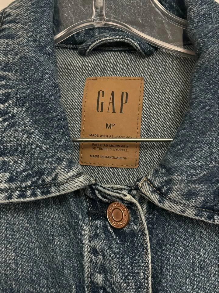 Gap denim top / jacket (petite medium) - photo 2