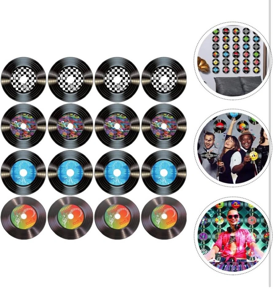 16 pcs vinyl records wall decor - photo 4