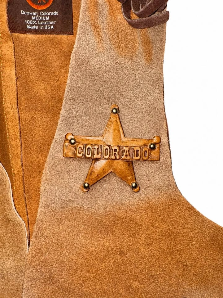Kids Cowboy/cowgirl costume genuine leather by Craighead & Co. - photo 2