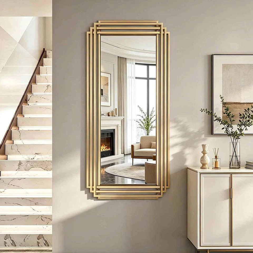 New Stunning Gold Art Deco Mirror