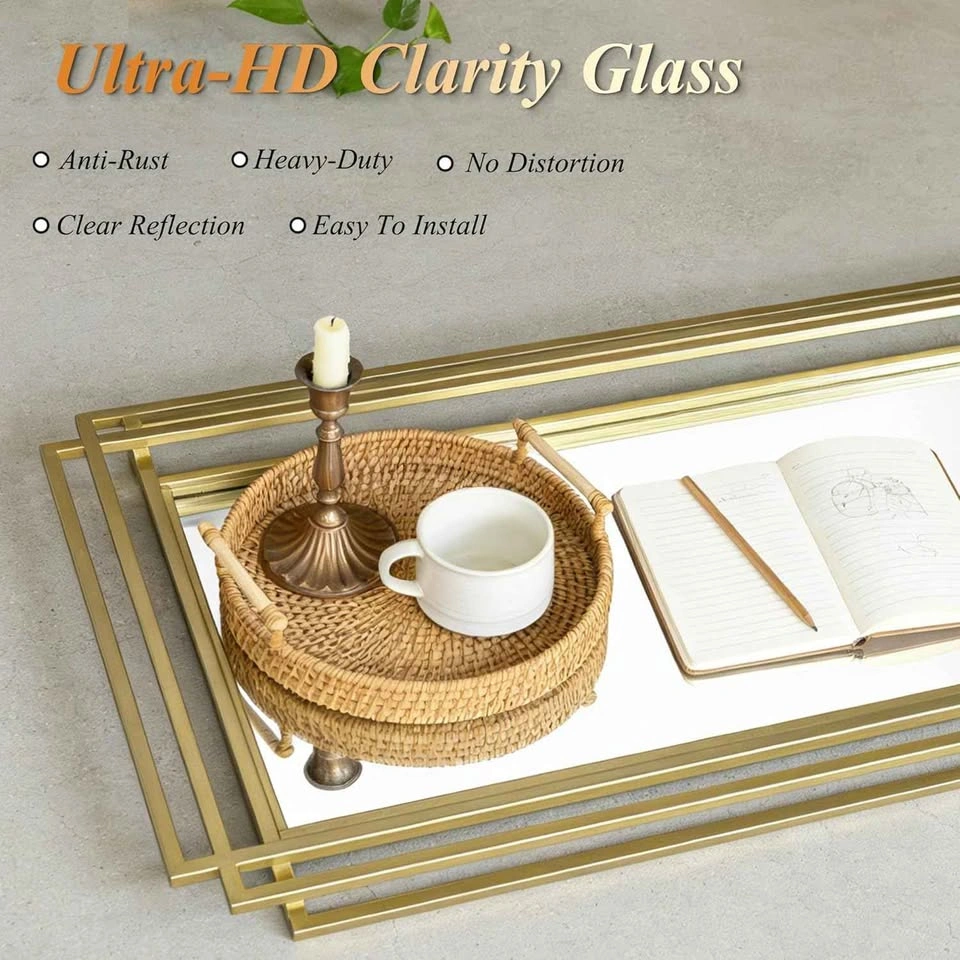 New Stunning Gold Art Deco Mirror - photo 4