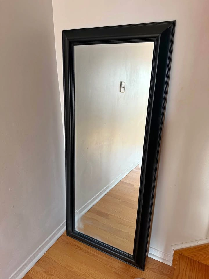 Better Homes & Gardens Black Full-Length Leaner Mirror