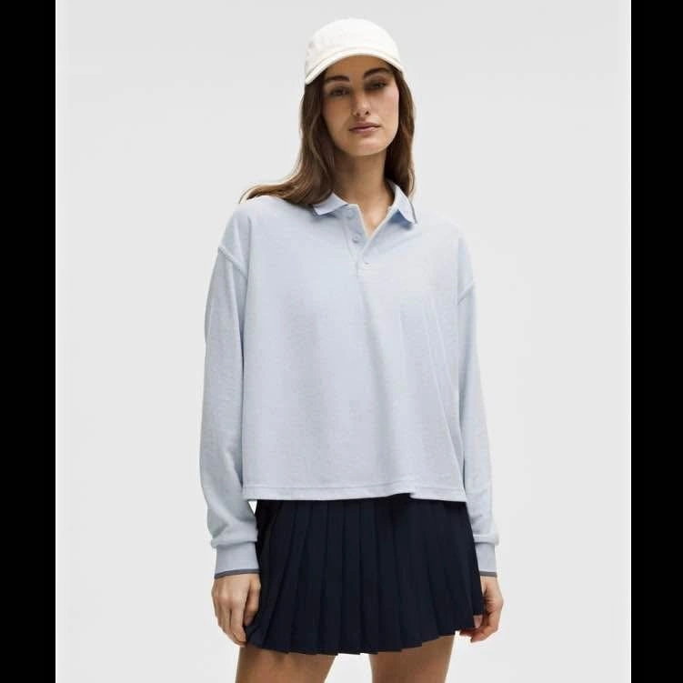 Lululemon Cotton Terry Relaxed-Fit Polo Shirt - Size S