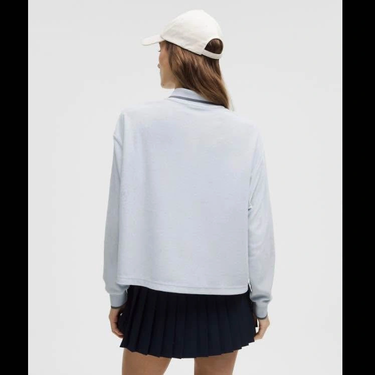 Lululemon Cotton Terry Relaxed-Fit Polo Shirt - Size S - photo 2