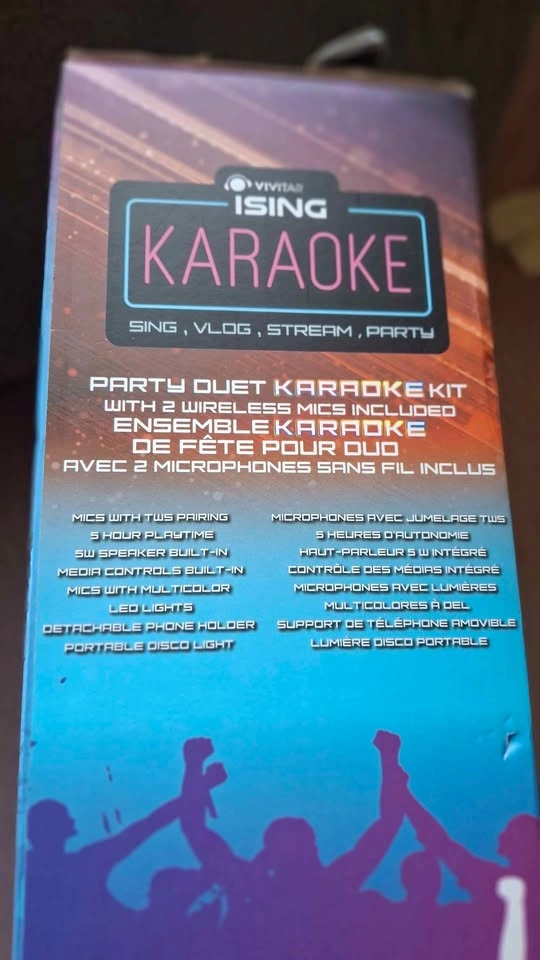 Bluetooth disco light karaoke set - photo 2
