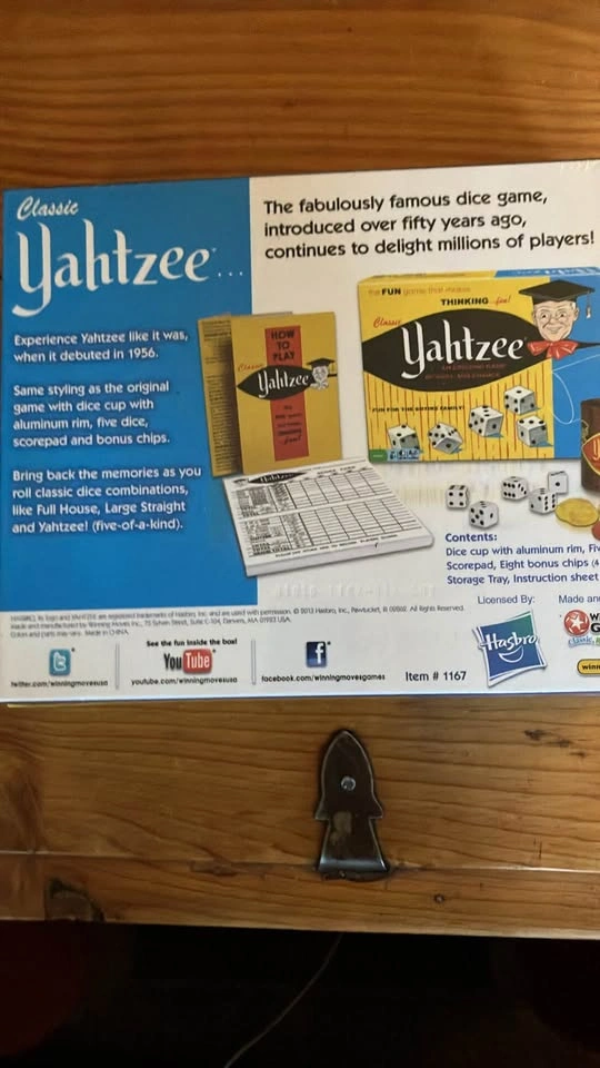 Classic Yahtzee Game with 80 Extra Score Cards - photo 2