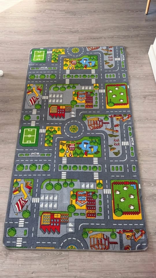 Children's City Road Map Play Rug - photo 2