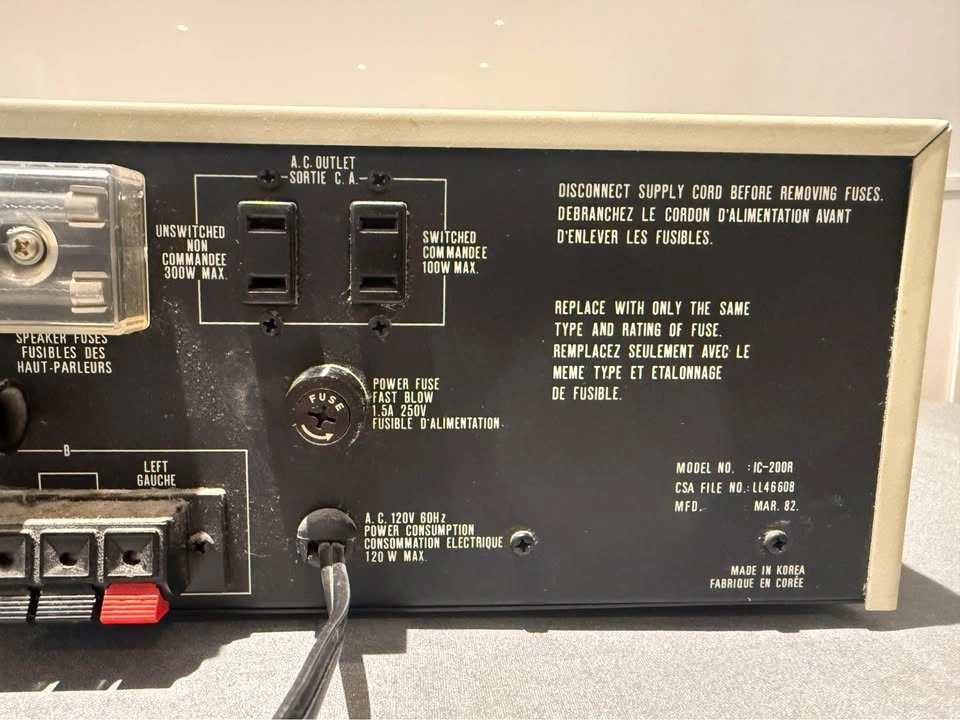 ICC Electronics IC-200R AM/FM Stereo Receiver - photo 3