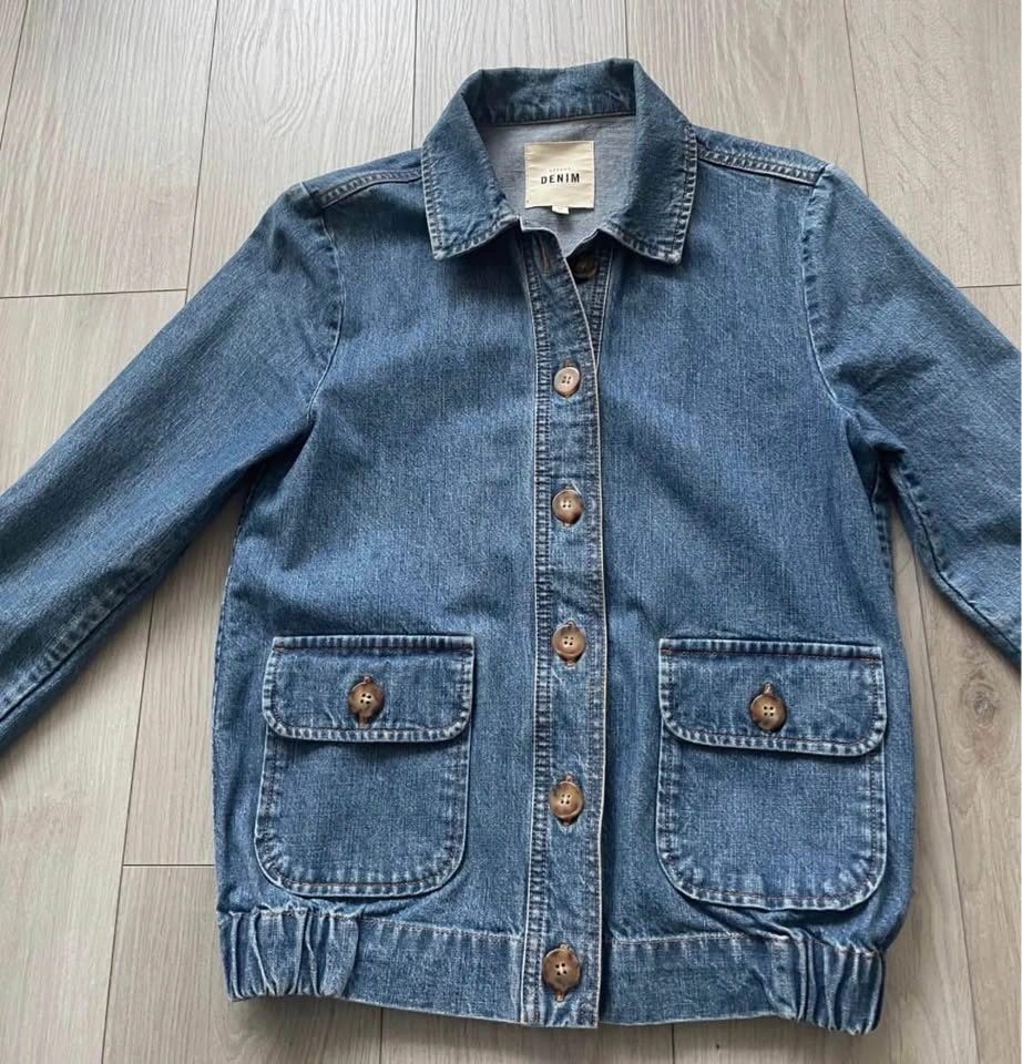 Sézane denim blouson, FR 34 / XS - photo 2