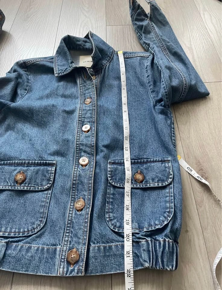 Sézane denim blouson, FR 34 / XS - photo 4