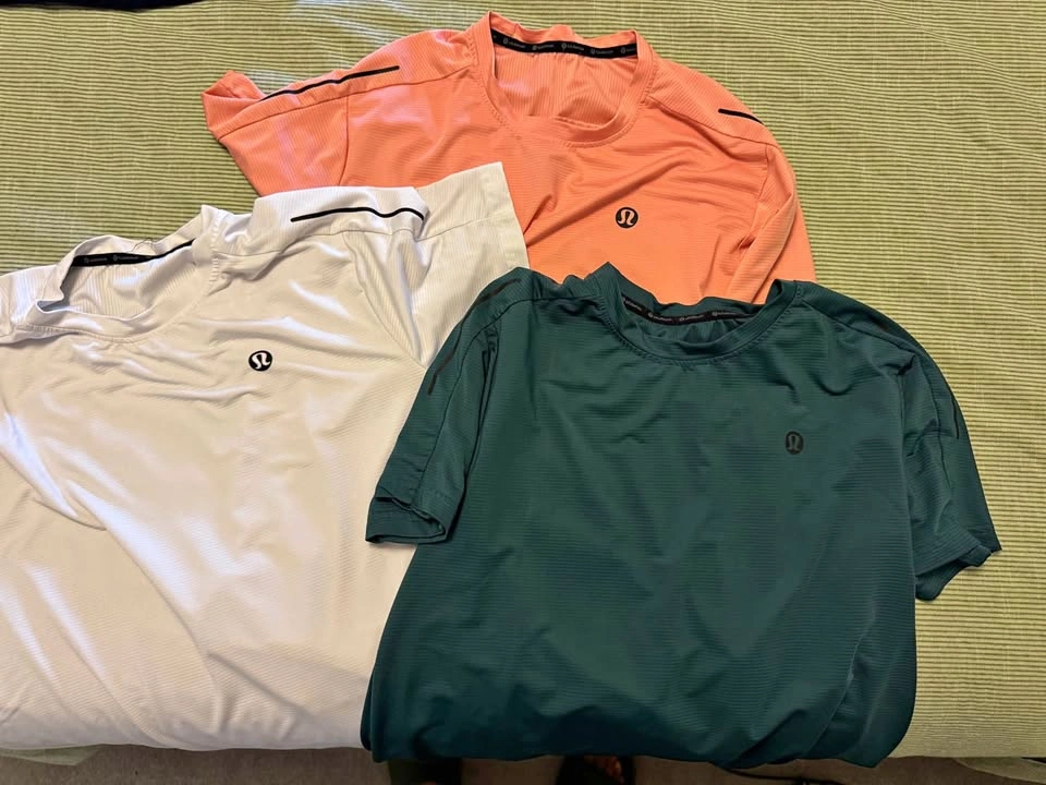 Lulu Workout Training Shirts x3 - Men’s size M